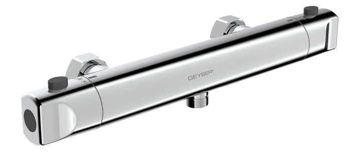 GEYSER® Rex brusearmatur krom